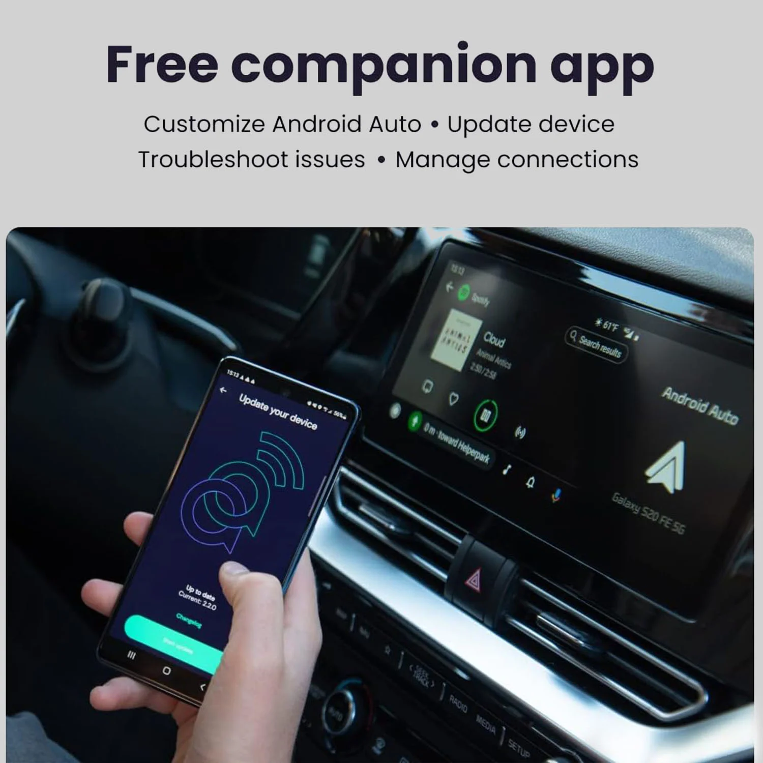 AAWireless Wireless Android Auto/Apple CarPlay Adapter - Image 5